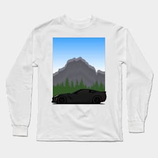 Z06 mountain Black Long Sleeve T-Shirt